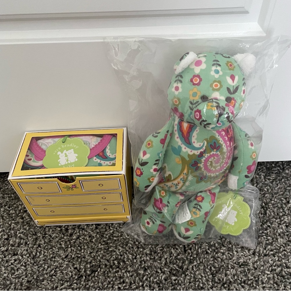 Vera Bradley Baby Bear & Onesie